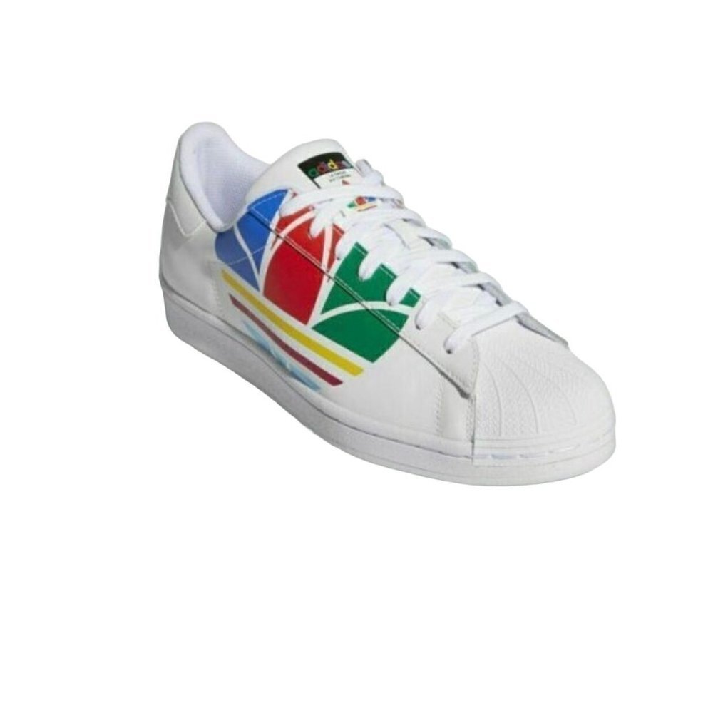 Adidas Originals Men's Sz 10 Superstar Pure FU 9519 Trefoil Rainbow NIB